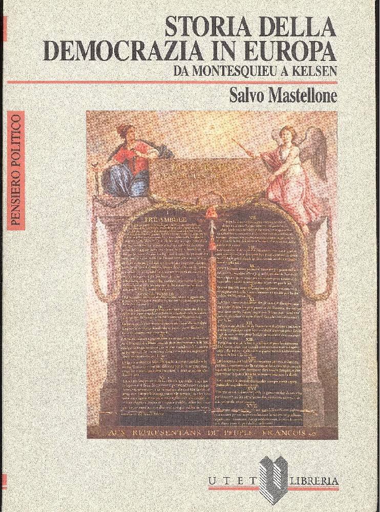 Storia della democrazia in Europa. Da Montesquieu a Kelsen