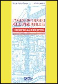 L'analisi costi-benefici nelle opere pubbliche ed elementi di analisi multicriteri - Giuseppe Catalano,Salvatore Lombardo - copertina