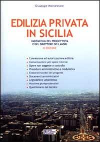 Edilizia privata in Sicilia - Giuseppe Monteleone - copertina
