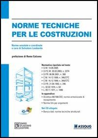 Norme tecniche per le costruzioni. Con CD-ROM - Salvatore Lombardo - copertina