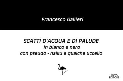 Scatti d'acqua e di palude in bianco e nero con pseudo-haiku e qualche uccello - Francesco Gallieri - copertina