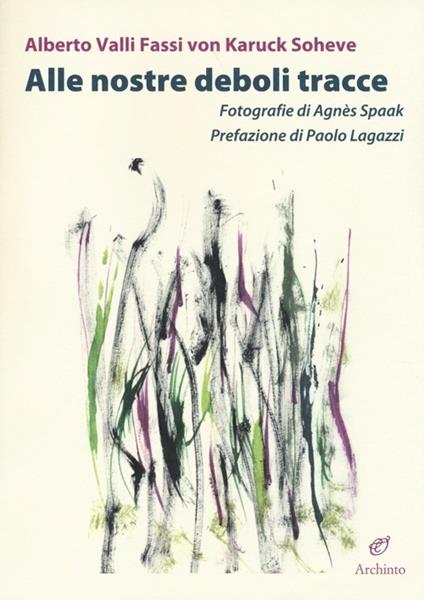 Alle nostre deboli tracce - A. Valli Fassi von Karuck Soheve - copertina