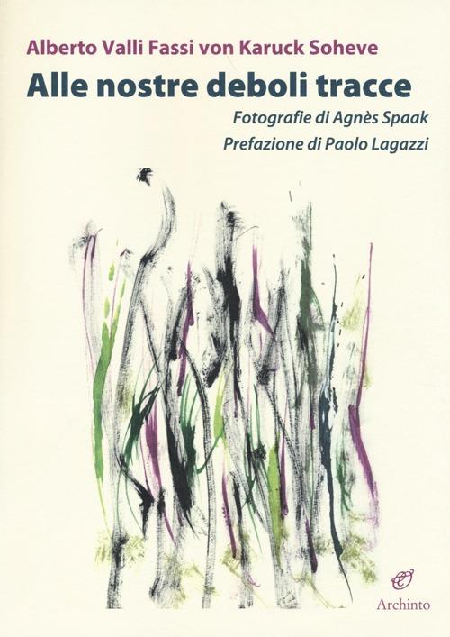 Alle nostre deboli tracce - A. Valli Fassi von Karuck Soheve - copertina