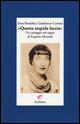 «Questa stupida faccia». Un carteggio nel segno di Eugenio Montale - Irma Brandeis,Gianfranco Contini - copertina