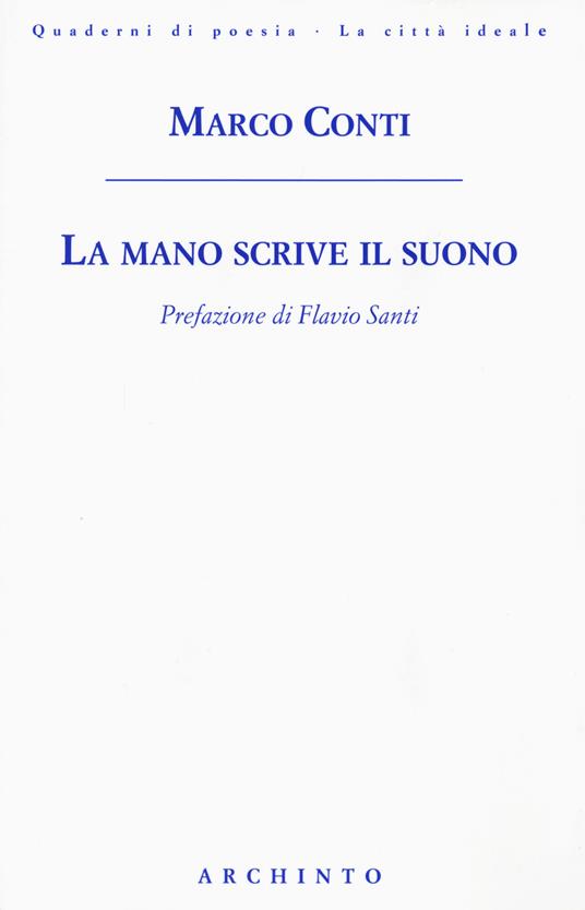 La mano scrive il suono - Marco Conti - copertina