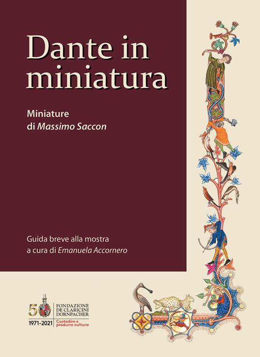 Dante in miniatura. Miniature di Massimo Saccon - copertina