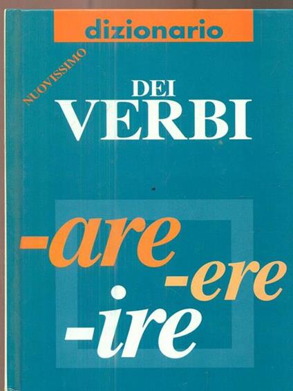 Dizionario dei verbi - copertina