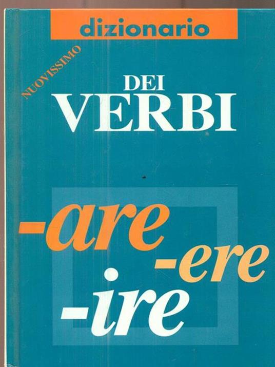 Dizionario dei verbi - copertina