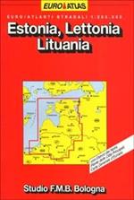 Estonia, Lettonia, Lituania 1:300.000