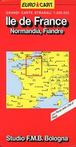 Ile de France. Normandia. Fiandre 1:300.000