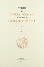 Studi di storia pugliese in onore di Giuseppe Chiarelli