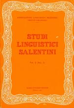 Studi linguistici salentini. Vol. 5