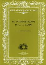 Le interpretazioni di Giulio Cesare Vanini