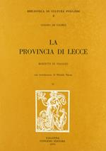 La provincia di Lecce. Bozzetti di viaggio
