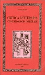 Critica letteraria come filologia integrale