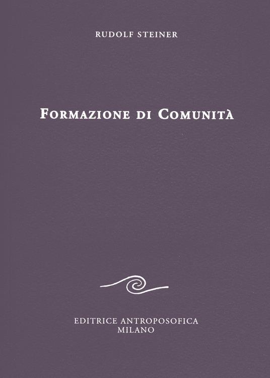 Formazione di comunità - Rudolf Steiner - copertina