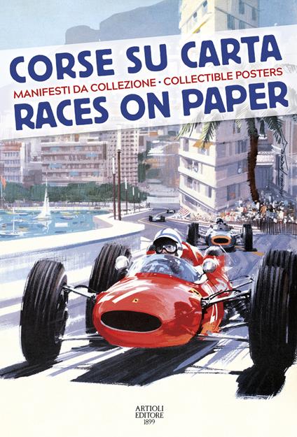 Corse su carta. Manifesti da collezione-Races on paper. Collectible posters. Ediz. a colori - copertina