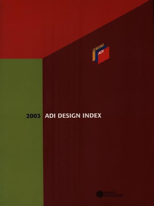 ADI design index 2003. Ediz. italiana e inglese - copertina