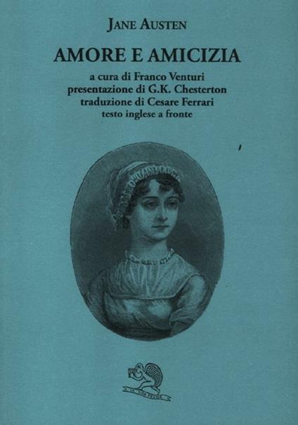Amore e amicizia - Jane Austen - copertina