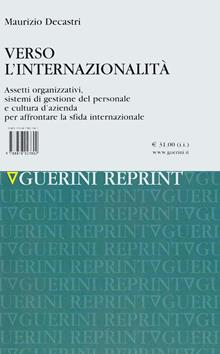 Verso l'internazionalità