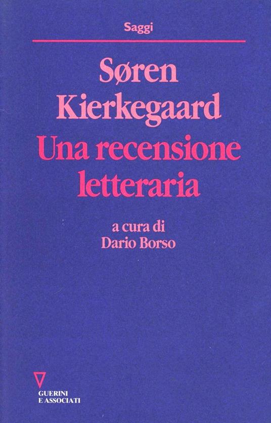 Una recensione letteraria - Søren Kierkegaard - copertina