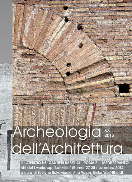 Archeologia dell'architettura (2015). Vol. 20 - copertina