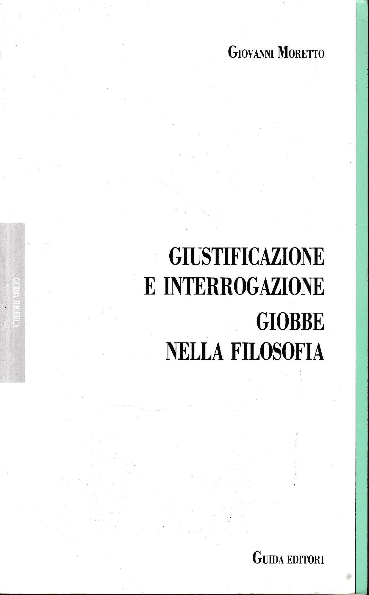 Giustificazione e interrogazione. Giobbe nella filosofia
