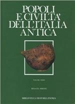 Popoli e civiltà dell'Italia antica. Vol. 9: Protostoria dell'Italia continentale.