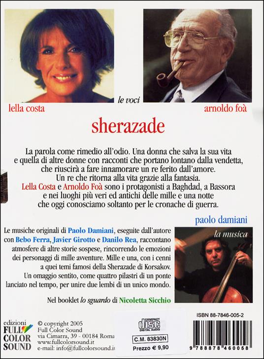 Le mille e una notte. Sherazade. Audiolibro. CD Audio - 2