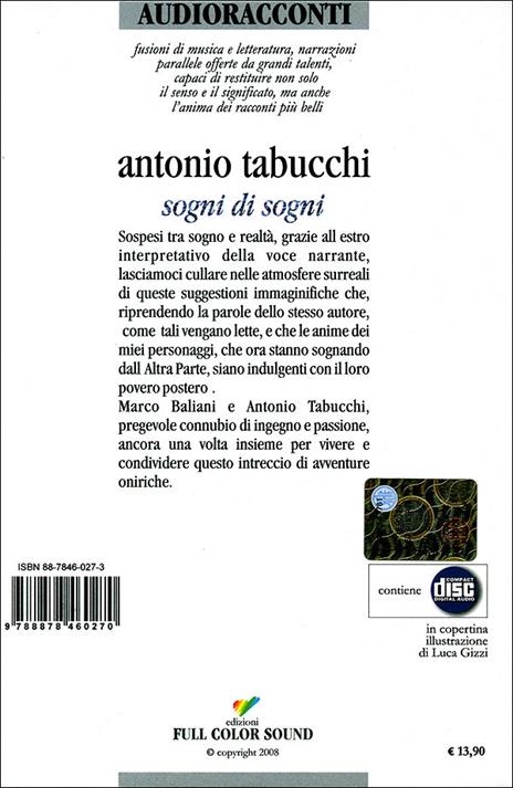 Sogni di sogni. Con CD Audio - Antonio Tabucchi - 2