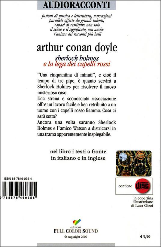 Sherlock Holmes e la lega dei capelli rossi letto da Francesco Pannofino. Audiolibro. CD Audio. Con libro - Arthur Conan Doyle - 3