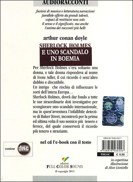 Sherlock Holmes e uno scandalo in Boemia letto da Francesco Pannofino. Audiolibro. CD Audio - Arthur Conan Doyle - 2