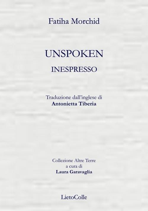 Inespresso - Fatiha Morchid - copertina
