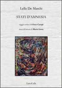 Stati d'amnesia - Lella De Marchi - copertina