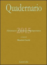 Quadernario 2015. Almanacco di poesia - copertina