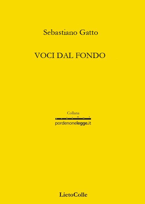 Voci dal fondo - Sebastiano Gatto - copertina