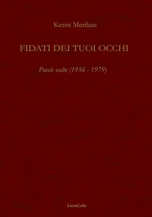Fidati dei tuoi occhi - Kersti Merilaas - copertina