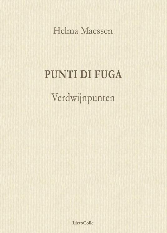 Punti di fuga - Helma Maessen - copertina