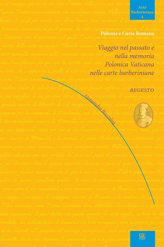 Viaggio nel passato e nella memoria Polonica Vaticana nelle carte barberiniane  - Alessandro Boccolini - copertina