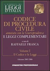 Codice di procedura civile annotato con la giurisprudenza e leggi complementari voll. 1-2: Il codice e le leggi-La giurisprudenza - copertina