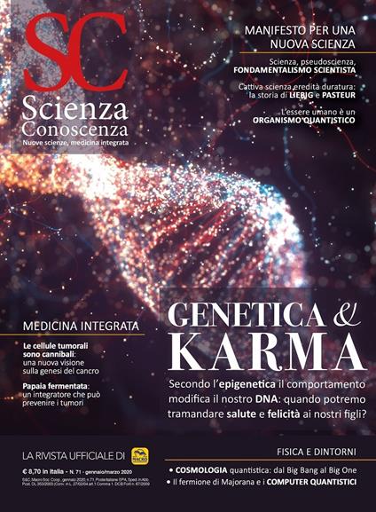 Scienza e conoscenza. Vol. 71: Genetica & karma - copertina