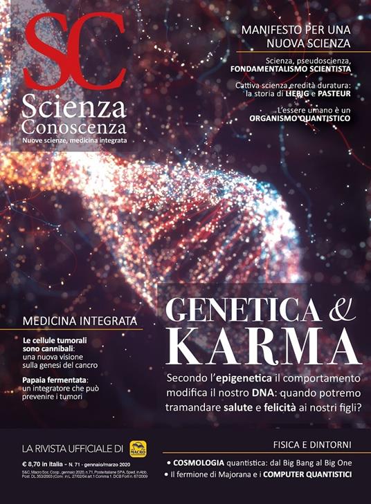 Scienza e conoscenza. Vol. 71: Genetica & karma - copertina