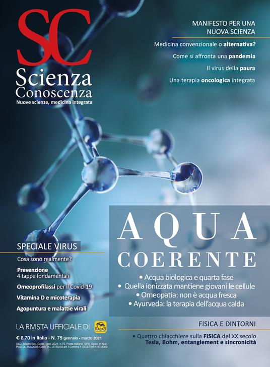 Scienza e conoscenza. Vol. 75: Acqua coerente - copertina