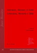 Littérature, mémoire et oubli-Letteratura, memoria e oblio