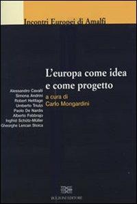 L' Europa come idea e come progetto - copertina