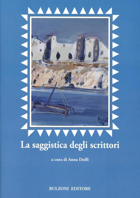 La saggistica degli scrittori - copertina