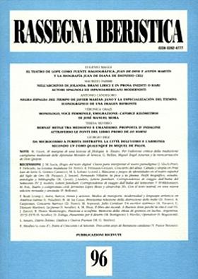Rassegna iberistica. Vol. 96 - copertina
