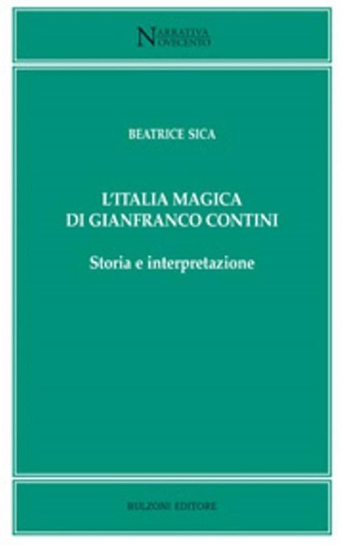 L' Italia magica di Gianfranco Contini - Beatrice Sica - copertina