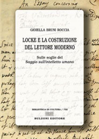 Locke e la costruzione del lettore moderno - Gioiella Bruni Roccia - copertina