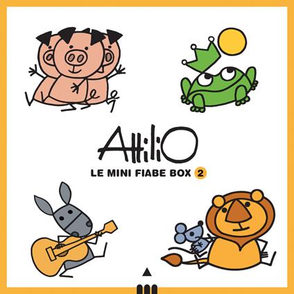 Attilio. Le mini fiabe box 2 (giallo). Ediz. a colori - Attilio Cassinelli - copertina